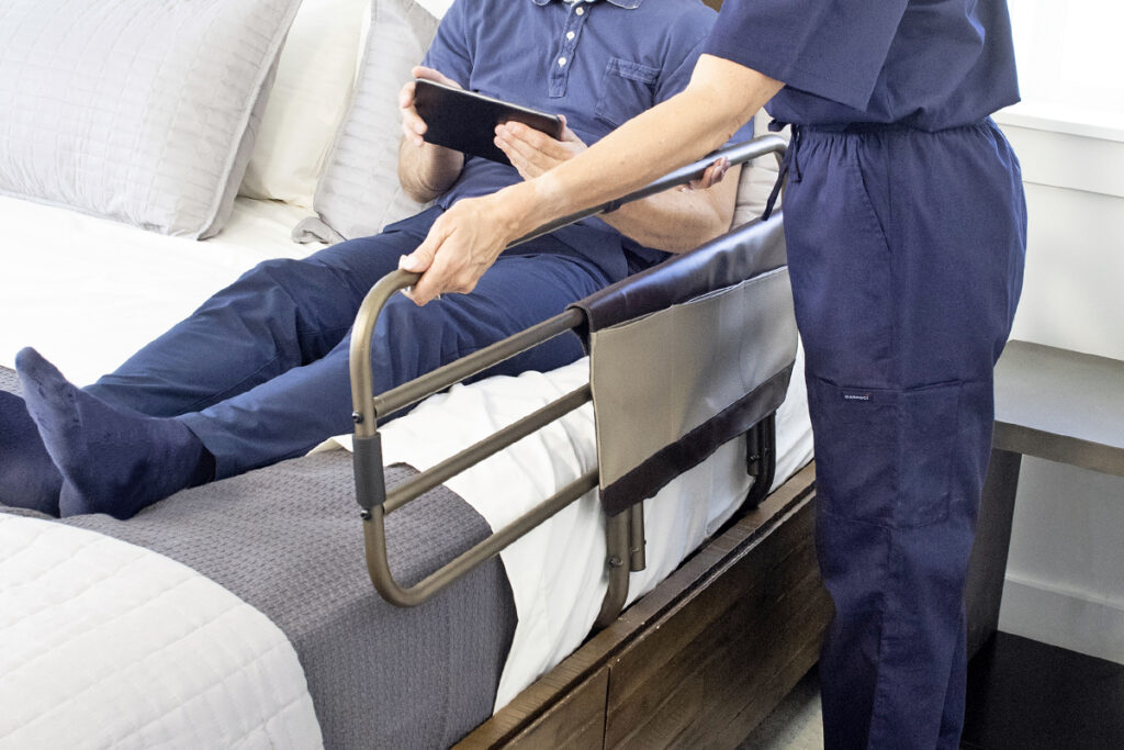 Elderly Bed Roll Over U Pillow Supports Cleaning up Patients